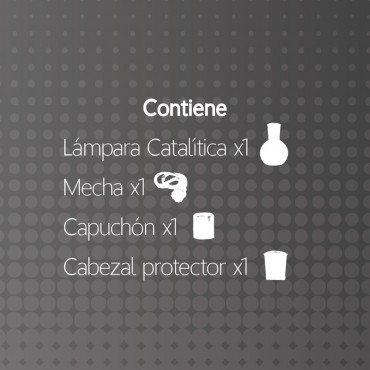 Lámpara catalítica mosaico Onix