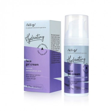 Gel-crema facial hidratante intensiva para pieles normales y mixtas