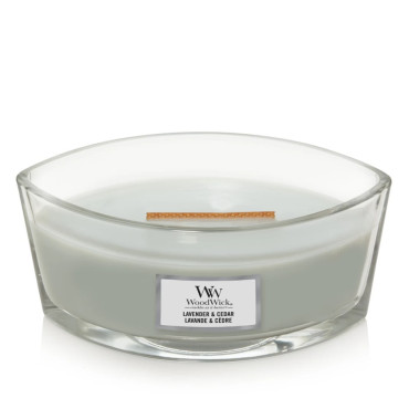 Vela LAVANDER & CEDAR WoodWick Ellipse