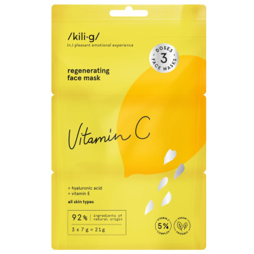 Mascarilla facial regeneradora Vitamina C