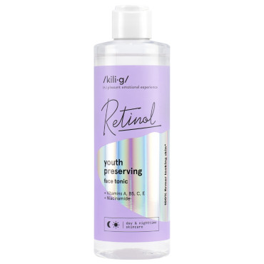 Tónico facial con retinol