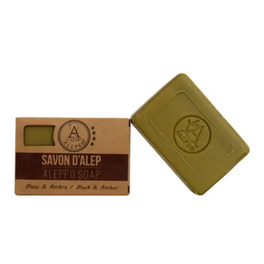 Pastilla jabón Alepo Musk-Amber 8%