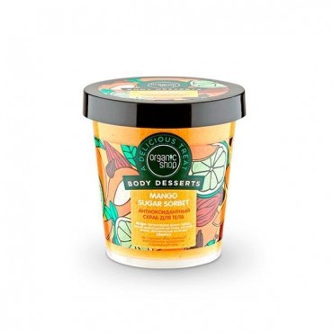 Exfoliante corporal renovación Sorbete Azúcar de Mango