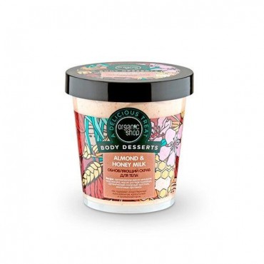 Exfoliante corporal nutritivo de almendras y miel