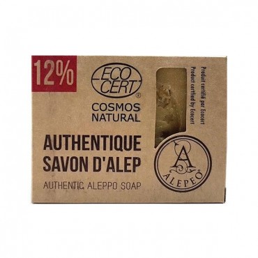 Pastilla jabón Alepo 12% EcoCert