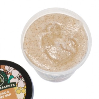 Exfoliante corporal nutritivo de almendras y miel