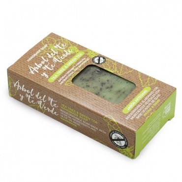 Pastilla de jabón árbol del té y té verde