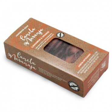 Pastilla de jabón de canela y naranja