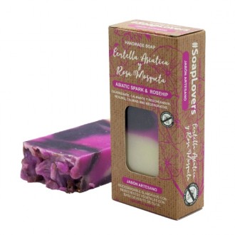 Pastilla jabón centella asiática y rosa mosqueta