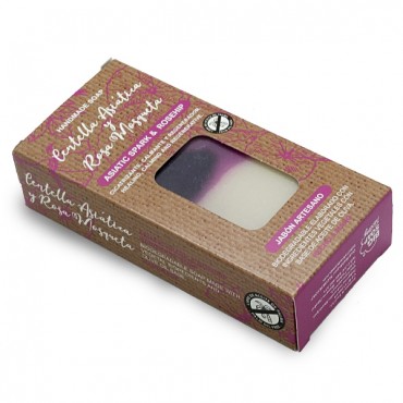 Pastilla jabón centella asiática y rosa mosqueta