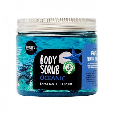 Exfoliante corporal "Suavizante y nutritivo - Oceanic" Bubbles & colors