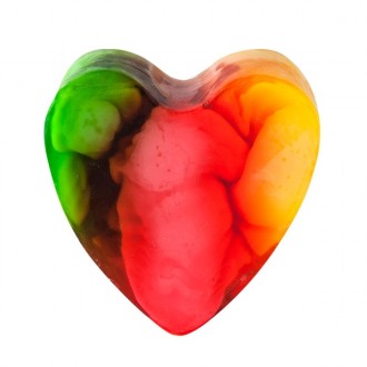 Jabón forma corazón - Chicle