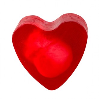 Jabón forma corazón - Cereza
