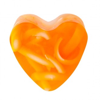 Jabón forma corazón - Mandarina