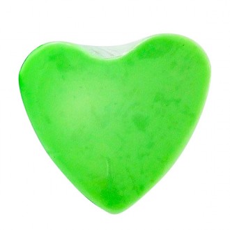 Figura de jabón "Corazón de Manzana Verde"