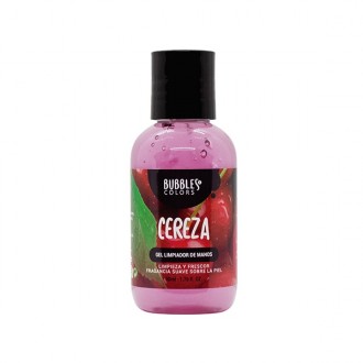 Gel limpiador de manos "Cereza" Bubbles & Colors