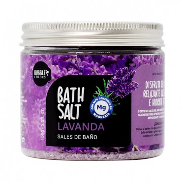 Sales de baño detox "Lavanda" Bubbles & Colors