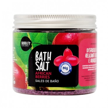 Sales de baño detox "Baya africana" Bubbles & Colors