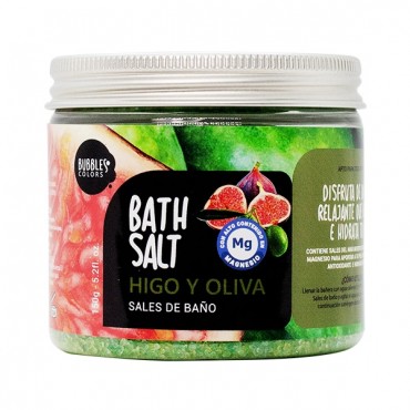 Sales de baño detox "Higo y oliva" Bubbles & Colors