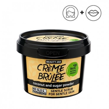 Exfoliante facial suave - Coco y polvo de azúcar