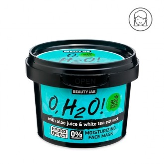 Mascarilla facial hidratante - Aloe vera y Té blanco