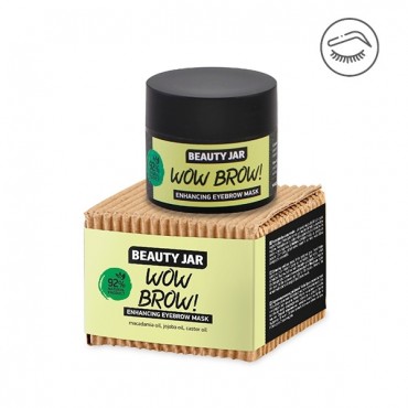 Mascarilla para cejas realzadora - Macadamia y Jojoba