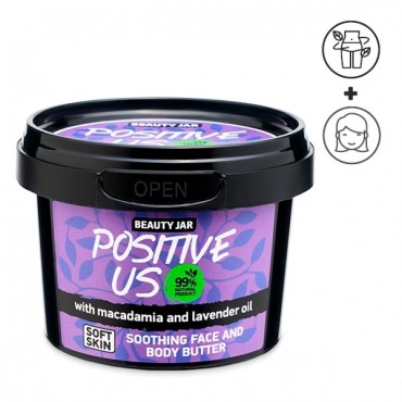 Manteca corporal  y facial calmante - Macadamia y Lavanda