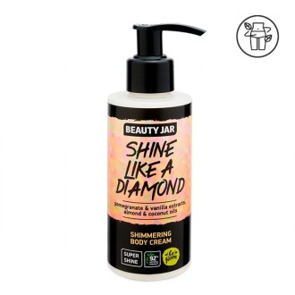 Crema corporal brillante - Granada y Vainilla