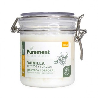 Manteca Corporal Natural con Vainilla 500ml