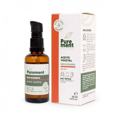 Aceite vegetal de Macadamia ECO 50ml