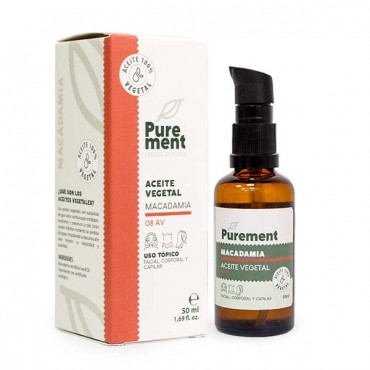 Aceite vegetal de Macadamia ECO 50ml