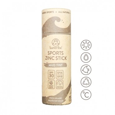 Protector Solar SPF 30 "Sports Zinc Stick" Mud Tint