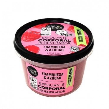 Exfoliante corporal "Raspberry Cream" Organic shop