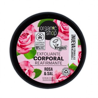 Exfoliante corporal suave "Pearl Rose" Organic shop