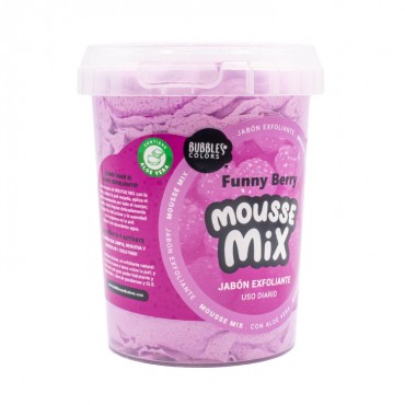 Jabón Exfoliante Mousse Mix "Funny Berry"