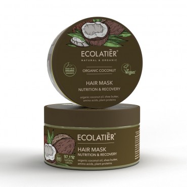 Mascarilla capilar Nutrición y Recuperación Coco Ecológico