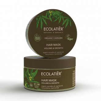 Mascarilla Capilar Volumen y Crecimiento Cannabis Ecológico