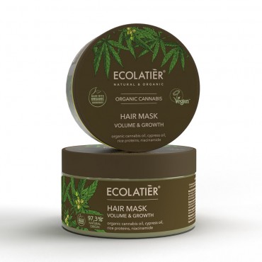 Mascarilla Capilar Volumen y Crecimiento Cannabis Ecológico