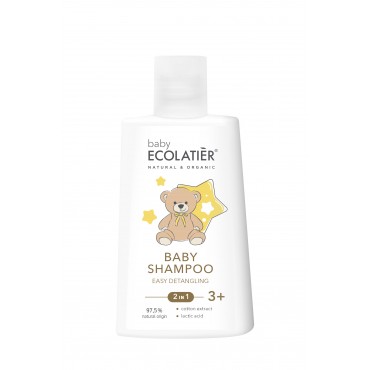Champú para bebés 2 en 1 Fácil desenredado 3+