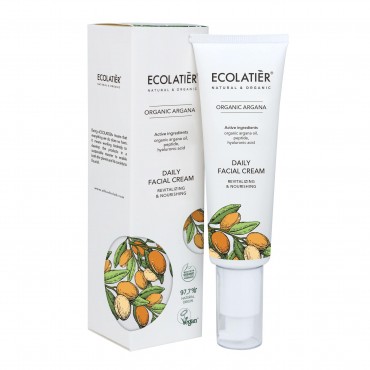 Crema Facial de Día Revitalizante y Nutritiva Argán Ecológico
